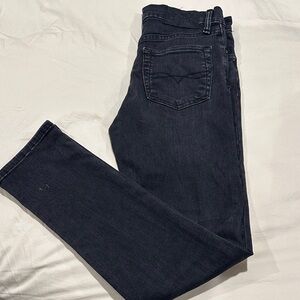 Classic Black Men's Straight Jeans